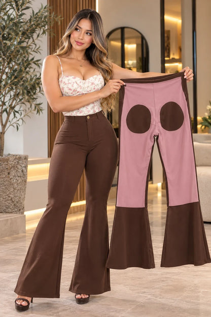 Faja interna del leggings bota campana