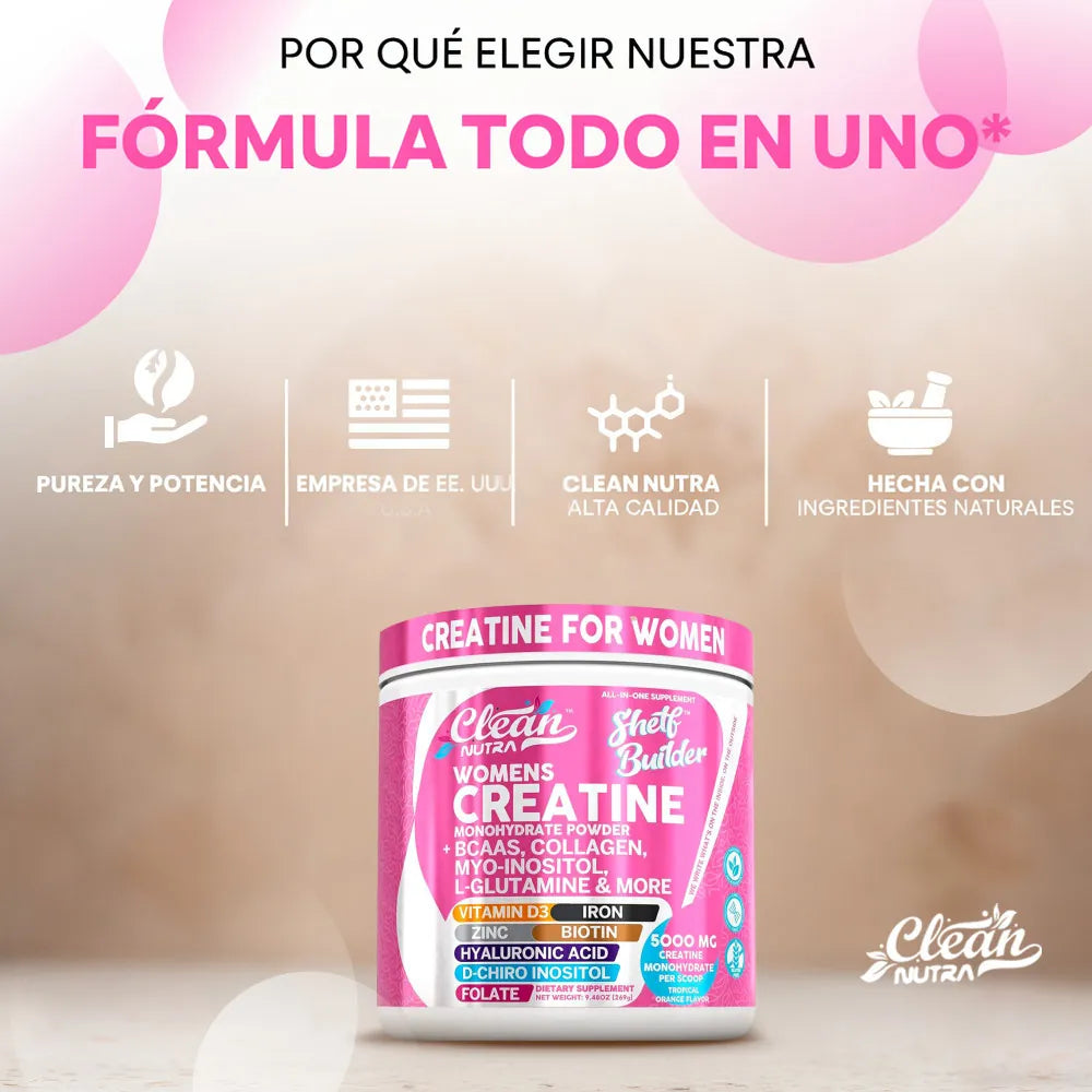 Creatina para mujer Shelf Builder