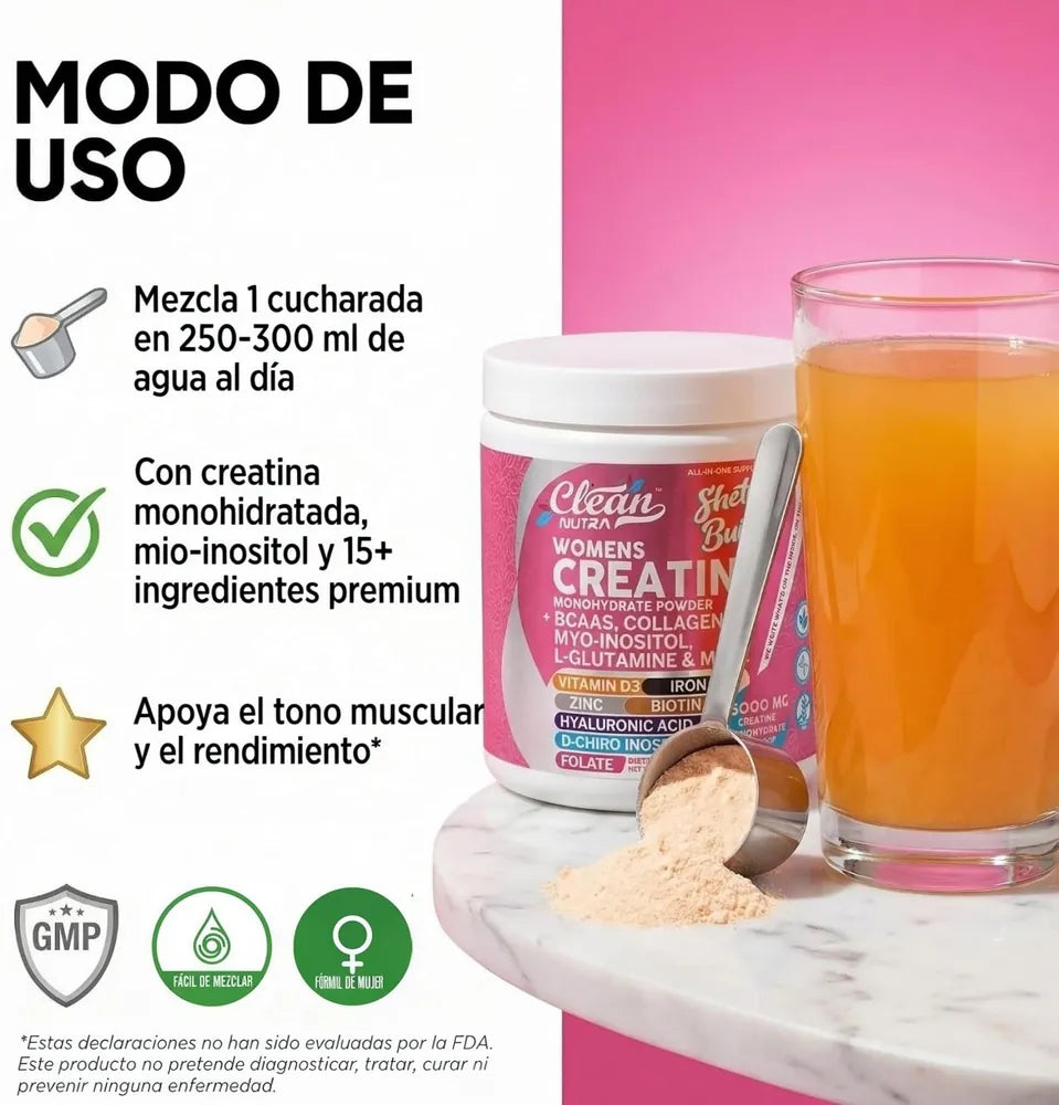 Creatina para mujer Shelf Builder