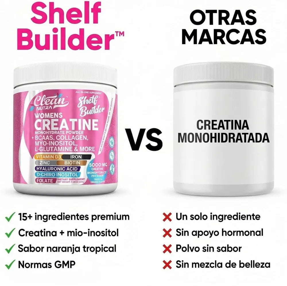 Creatina para mujer Shelf Builder