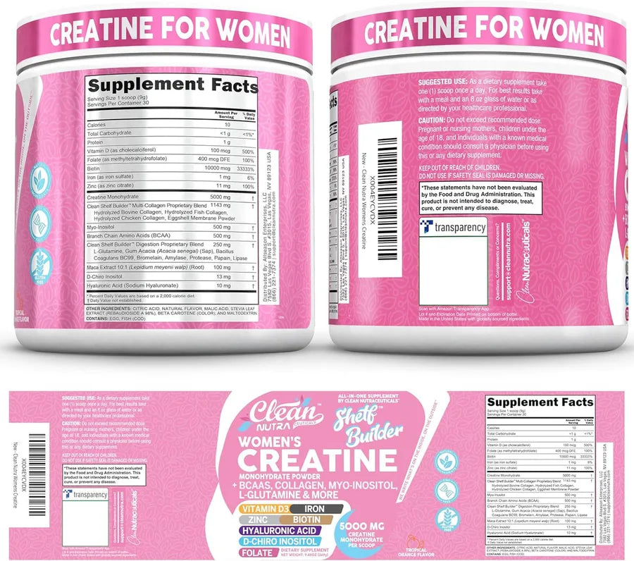 Creatina para mujer Shelf Builder